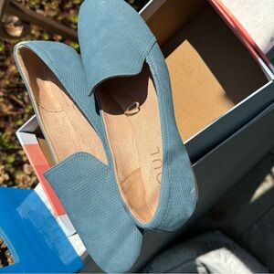 Soul naturalizer business casual slip on shoe in blue